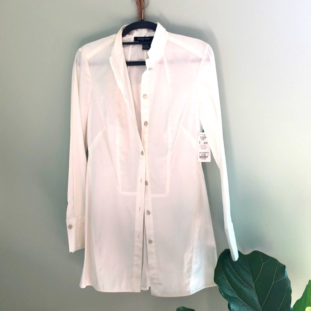 NWT Etcetera blouse shirt dress S